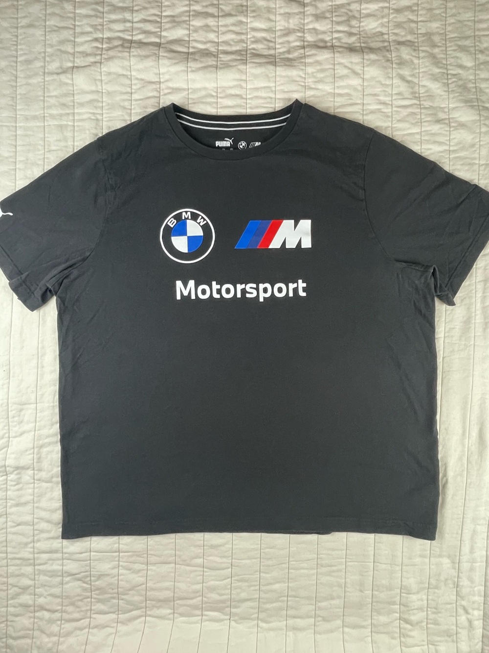 Puma Black BMW Motorsport Logo Tee XXL